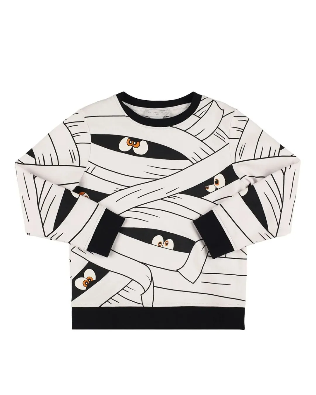 Stella McCartney - dres bawełniany na Halloween dla chłopca Mumia Stella McCartney - dres bawełniany na Halloween dla chłopca Mumia