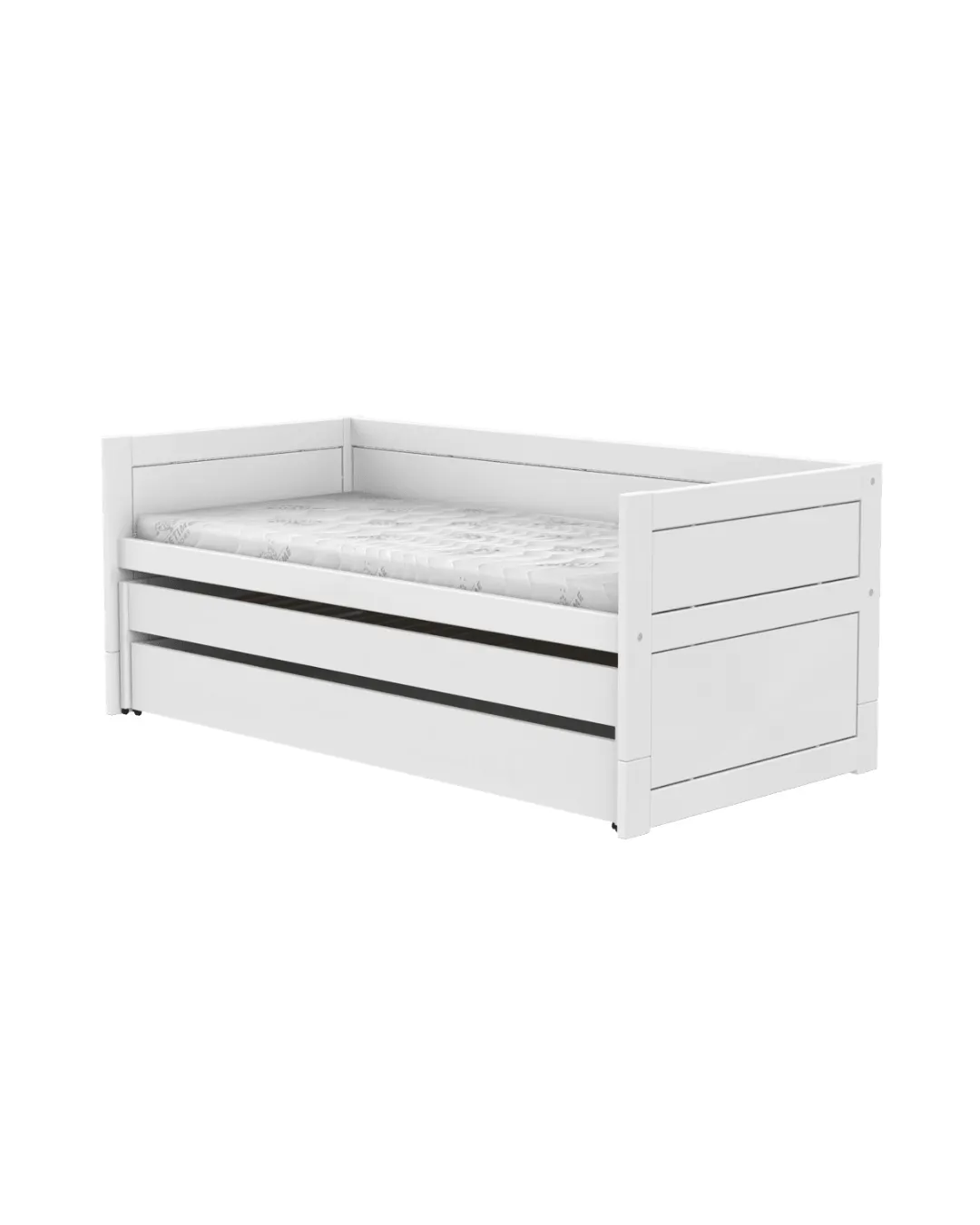 LIFETIME Kidsrooms - łóżko Cabin Bed z wysuwanym łóżkiem i szufladą White Standard LIFETIME Kidsrooms - łóżko Cabin Bed z wysuwanym łóżkiem i szufladą White Standard