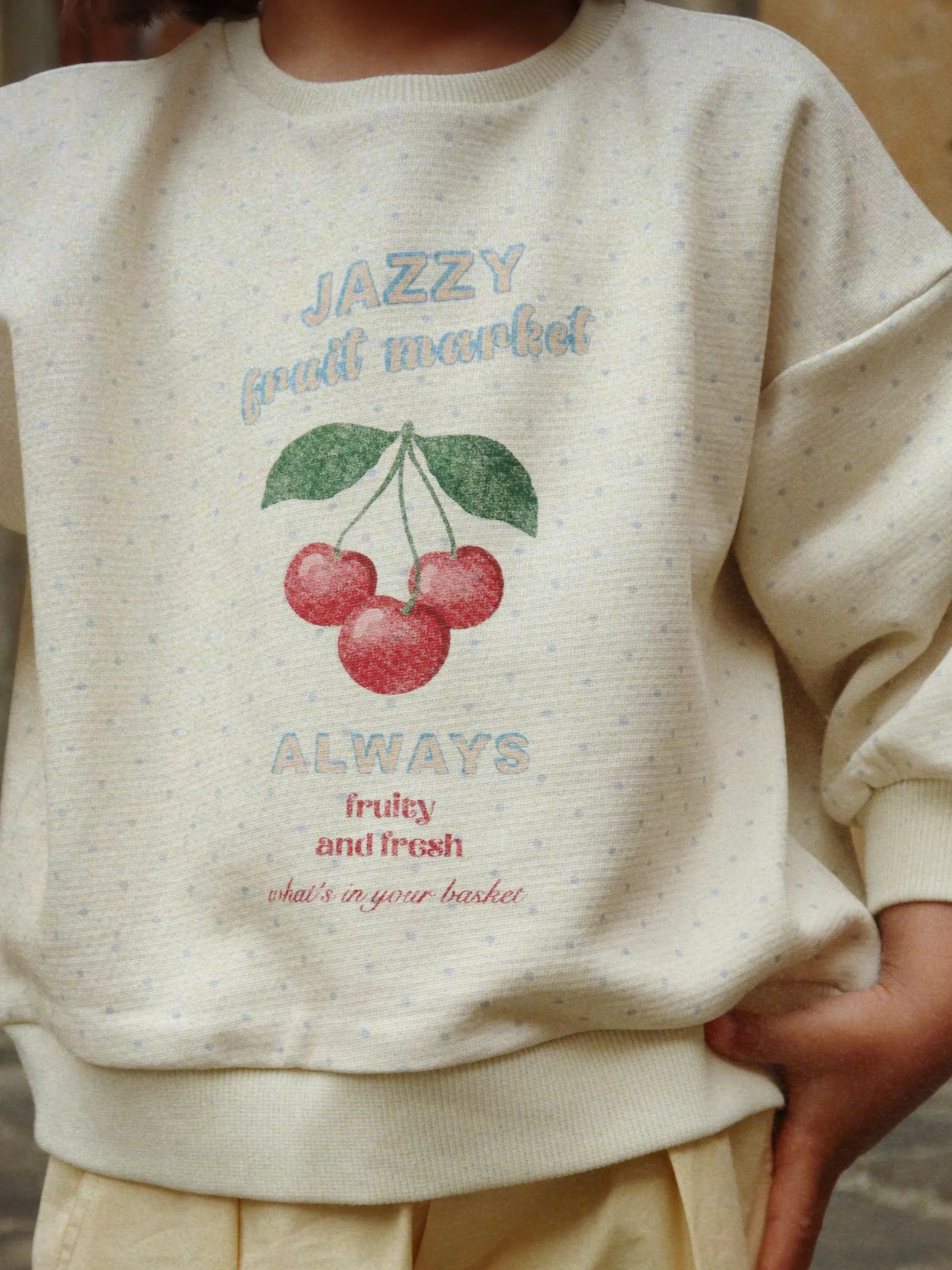 Konges Sløjd - bluza dresowa Loupy Lou OCS Jazzy Dot