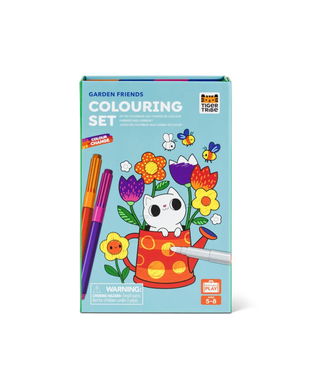 Tiger Tribe - zestaw kolorowanek zmieniających kolor – Przyjaciele z Ogrodu