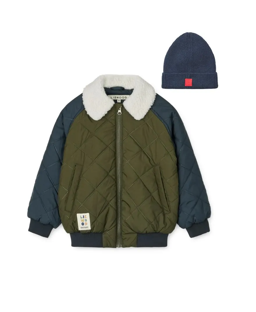 Liewood - stylizacja dziecięca na zimę z czapką