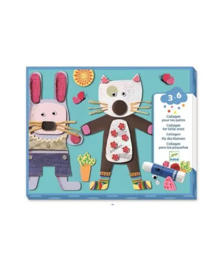 Djeco - zestaw artystyczny kolaże dla najmłodszych Djeco - zestaw artystyczny kolaże dla najmłodszych