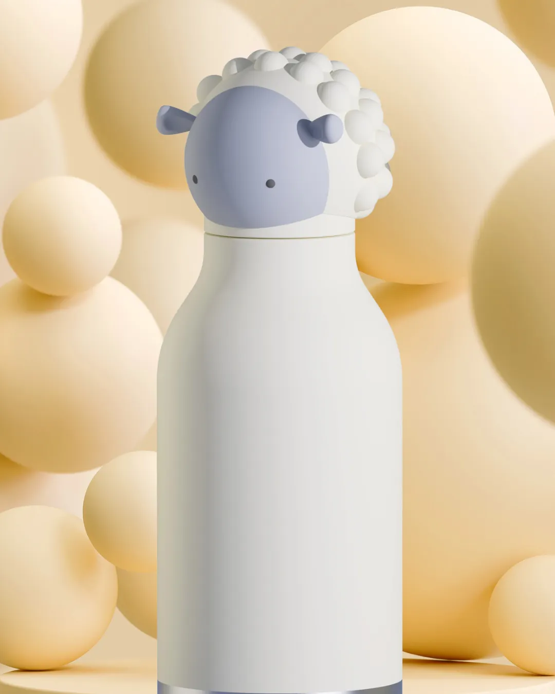 Asobu - butelka termiczna Asobu Bestie Bottle Sheep Asobu - butelka termiczna Asobu Bestie Bottle Sheep