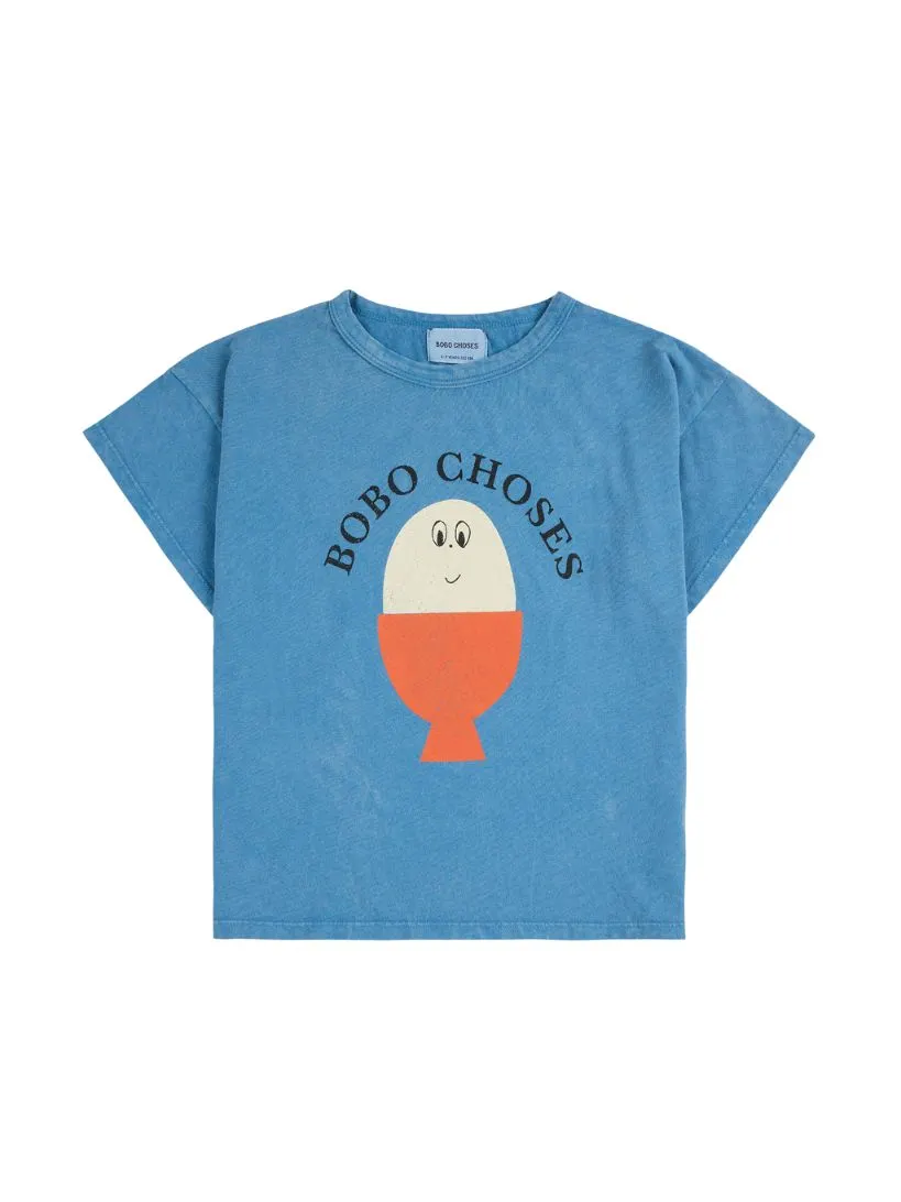 BOBO CHOSES - T-shirt dziecięcy Morning Egg light blue jasnoniebieski BOBO CHOSES - T-shirt dziecięcy Morning Egg light blue jasnoniebieski