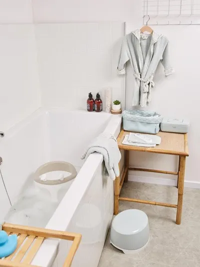 Bébé-jou - siedzisko kąpielowe dla dzieci Taupe Bébé-jou - siedzisko kąpielowe dla dzieci Taupe