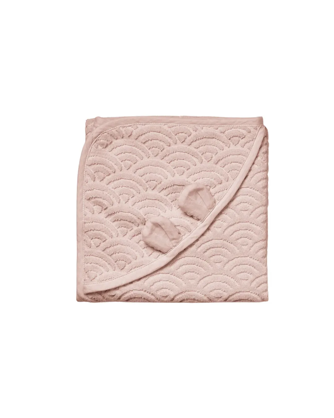Cam Cam Copenhagen - ręcznik niemowlęcy z kapturem z uszkami Dusty Rose Cam Cam Copenhagen - ręcznik niemowlęcy z kapturem z uszkami Dusty Rose