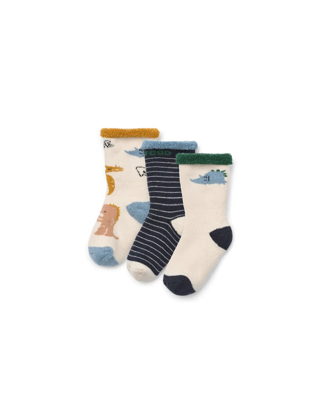 Liewood - skarpetki Eloy Baby 3-pak Dino Multi Mix Liewood - skarpetki Eloy Baby 3-pak Dino Multi Mix