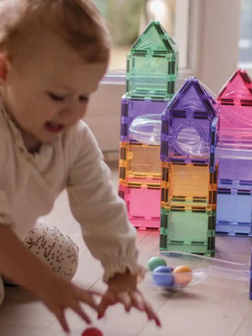 Cleverclixx - zestaw kreatywny pastelowy kulodrom 70 elementów