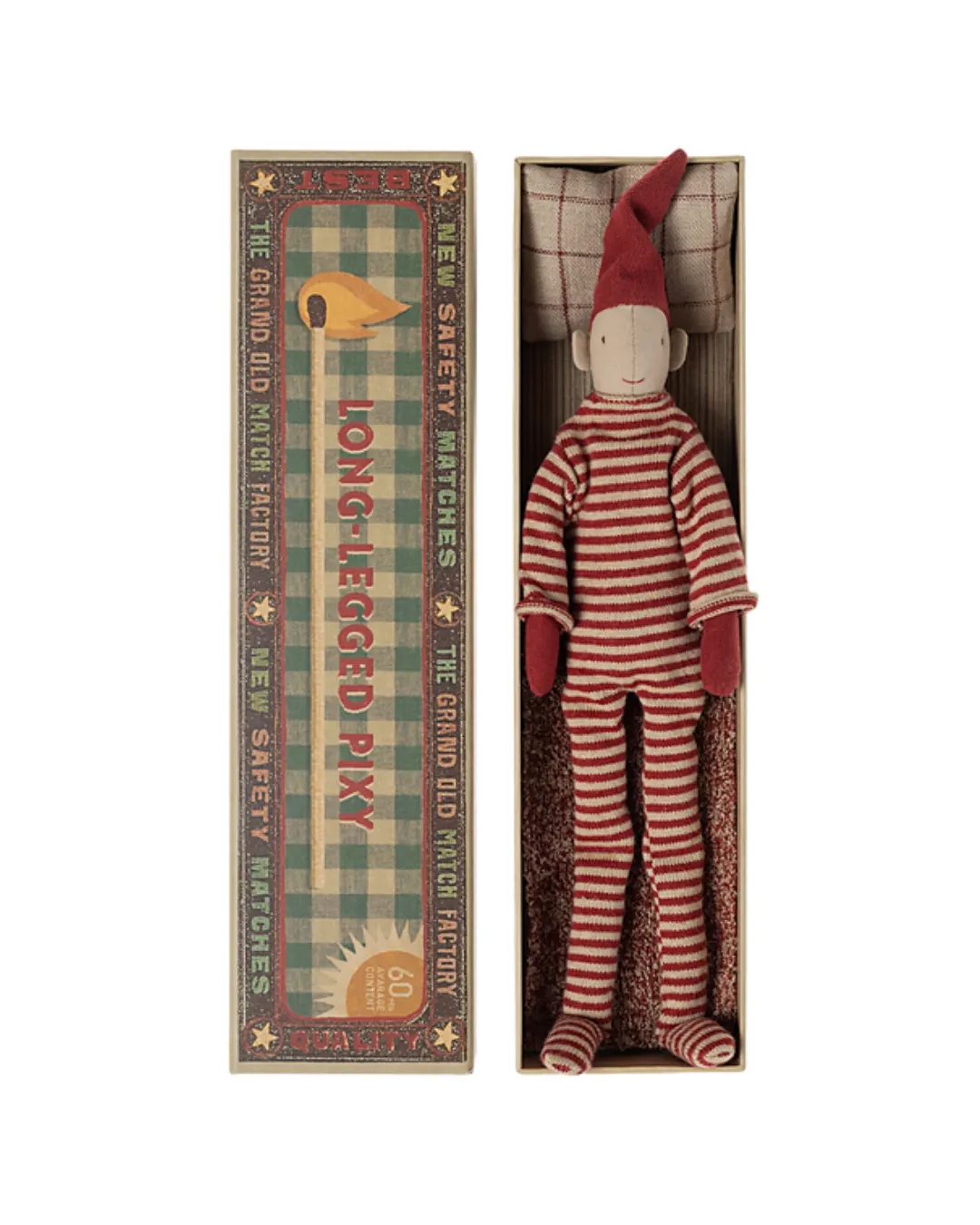 Maileg - dekoracja bożonarodzeniowa pajacyk Pixie w pudełku Maileg - dekoracja bożonarodzeniowa pajacyk Pixie w pudełku