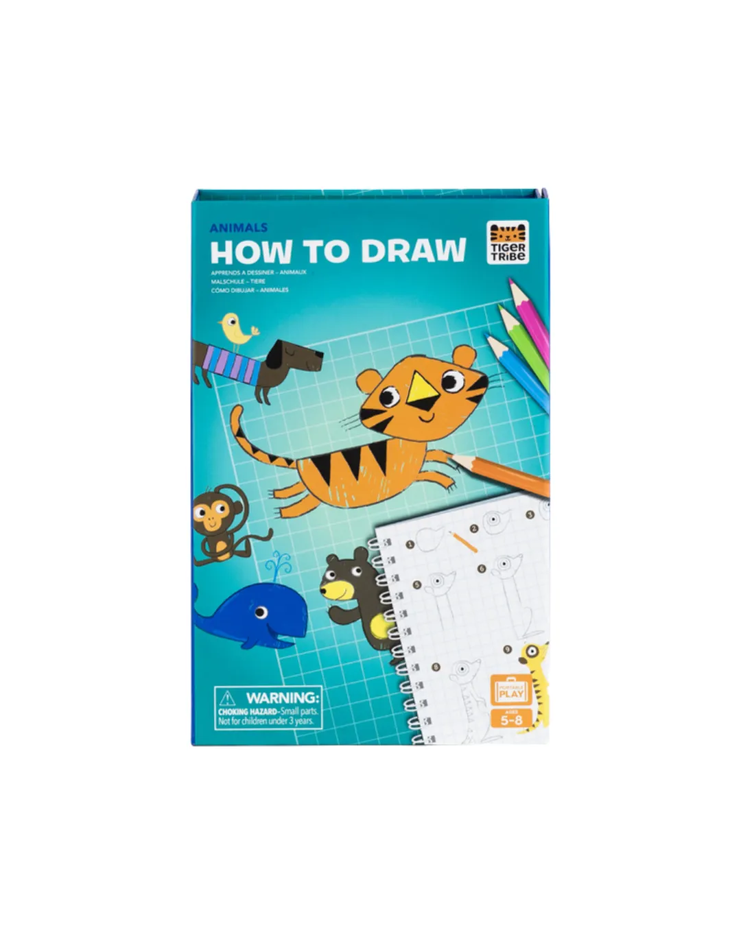 Tiger Tribe - zestaw Jak Rysować Zwierzęta 2.0