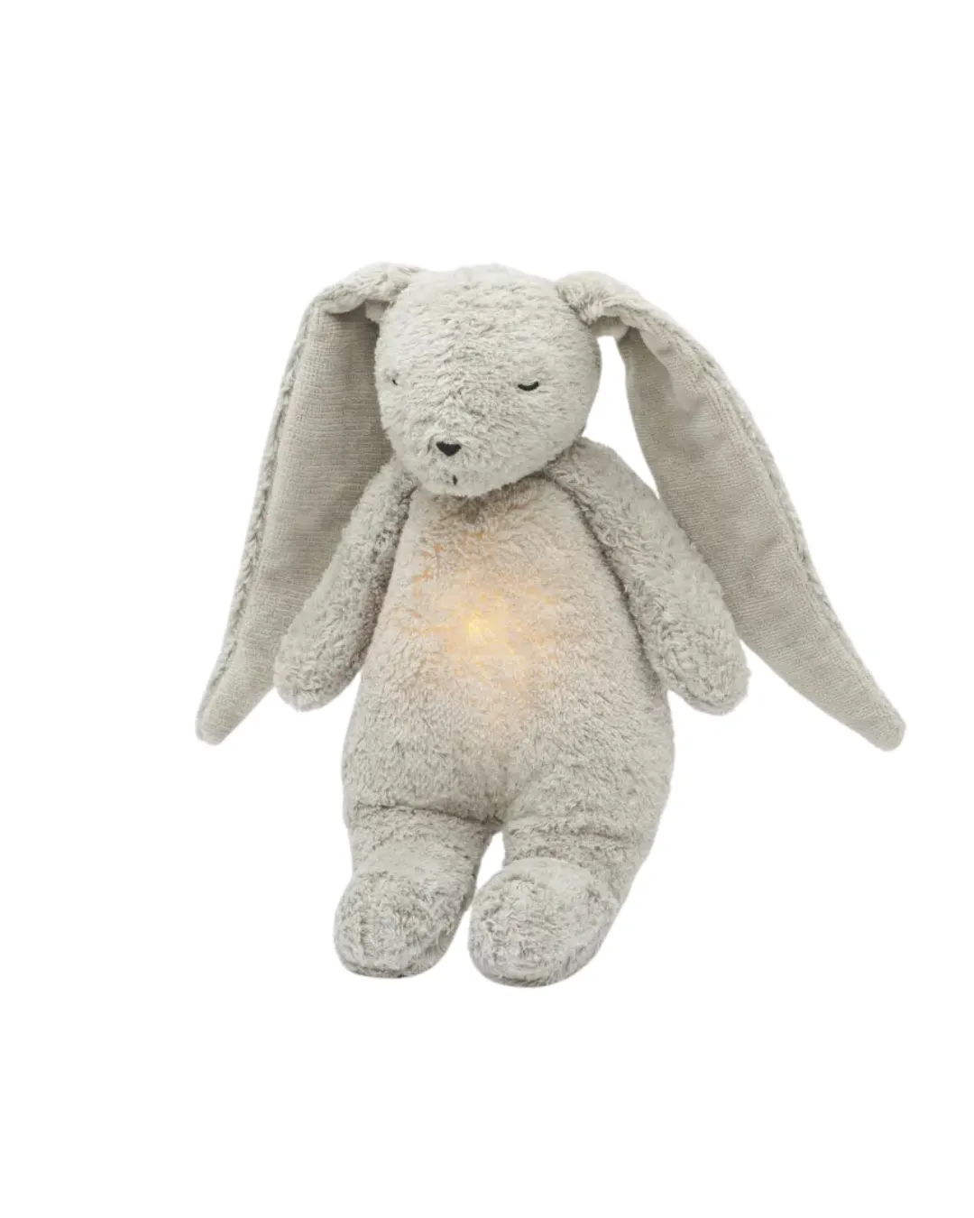 Moonie - szumiący królik organic z lampką Natur Gray Moonie - szumiący królik organic z lampką Natur Gray