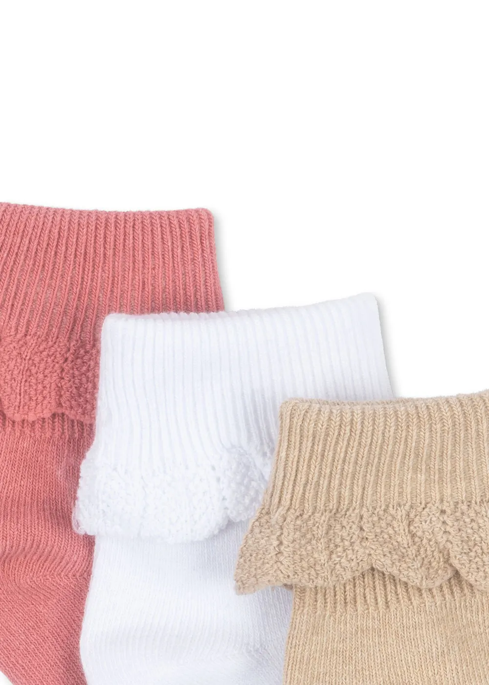 Konges Sløjd - skarpetki dziewczęce 3-pak Frill Socks Konges Sløjd - skarpetki dziewczęce 3-pak Frill Socks