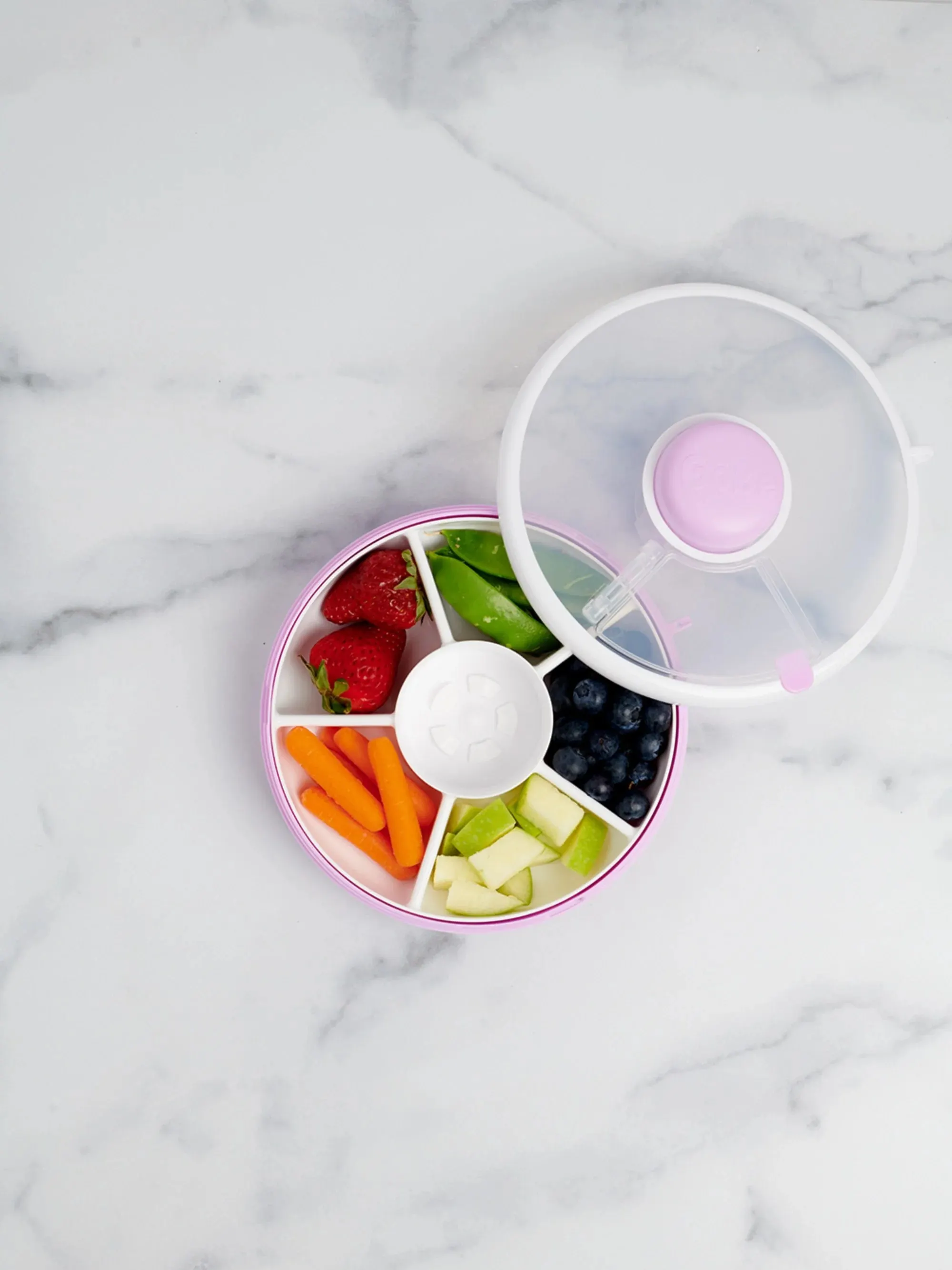 GOBE - SNACK SPINNER pojemnik na przekąski Taro Purple GOBE - SNACK SPINNER pojemnik na przekąski Taro Purple