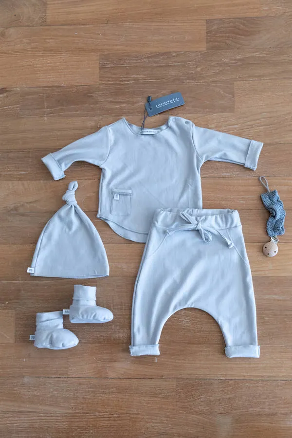 Bamboom - bambusowe buciki niemowlęce Pure niebieskie Bamboom - bambusowe buciki niemowlęce Pure niebieskie