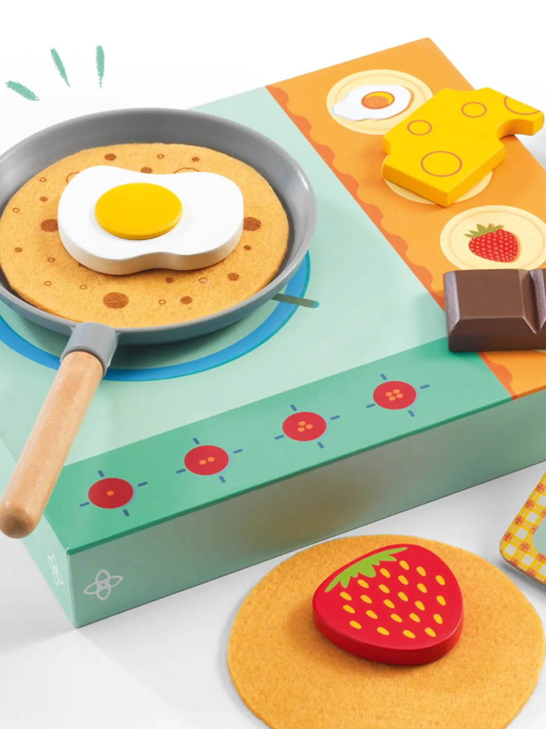 Djeco - drewniana zabawka dla dzieci Naleśnikarnia