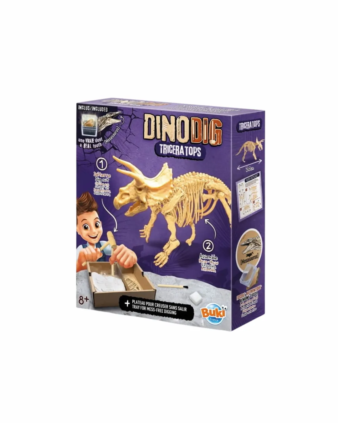 Buki - Mały paleontolog Triceratops