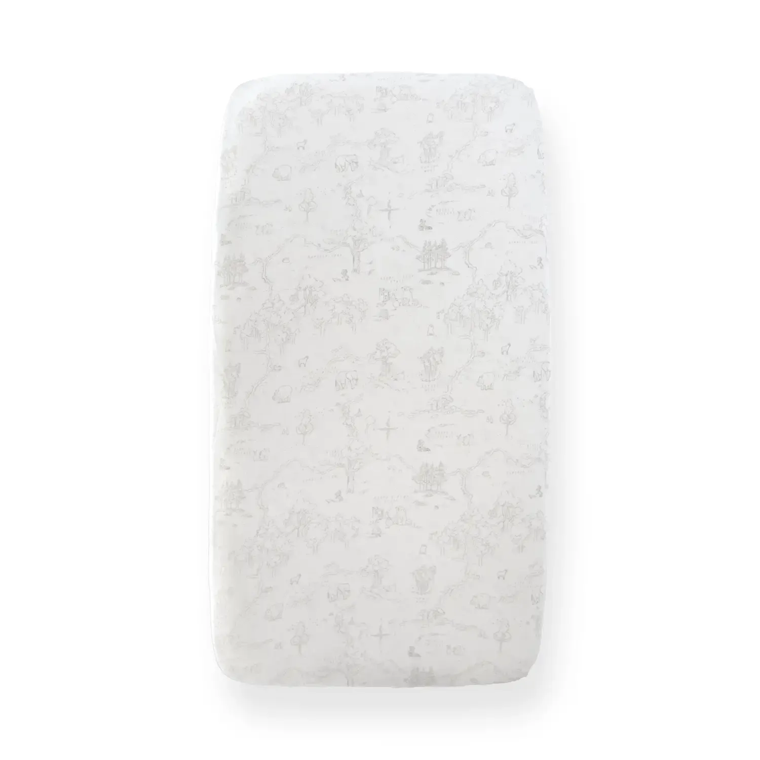 Bamboom - bambusowe prześcieradło do łóżeczka 120x60 cm Boomy's World Oyster Grey Bamboom - bambusowe prześcieradło do łóżeczka 120x60 cm Boomy's World Oyster Grey