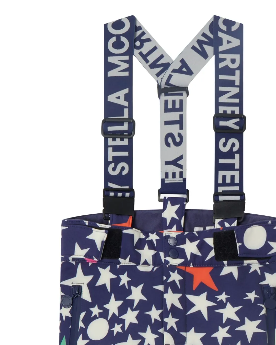 Stella McCartney - spodnie narciarskie Star Print granatowe