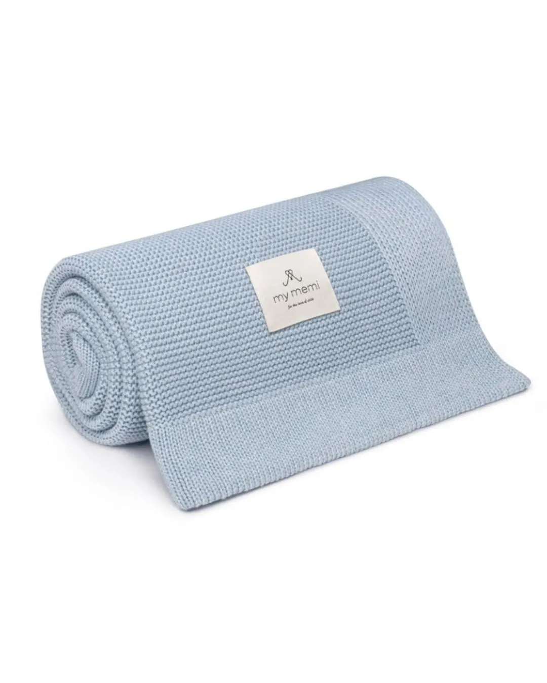 My Memi - bambusowy kocyk 80x100 Classic Baby Blue My Memi - bambusowy kocyk 80x100 Classic Baby Blue
