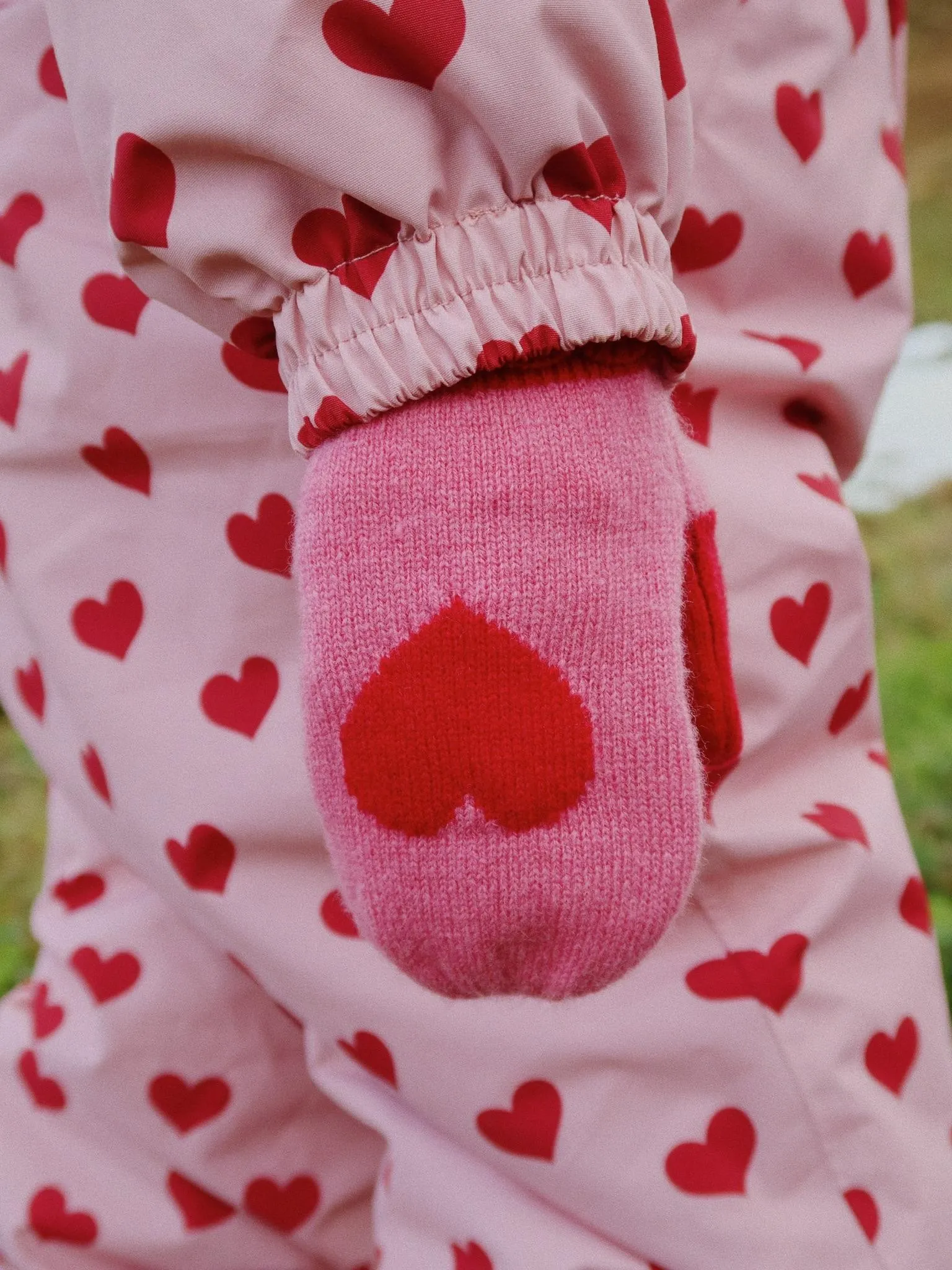 Konges Sløjd - rękawiczki z jednym palcem Collette Mittens Pink Konges Sløjd - rękawiczki z jednym palcem Collette Mittens Pink