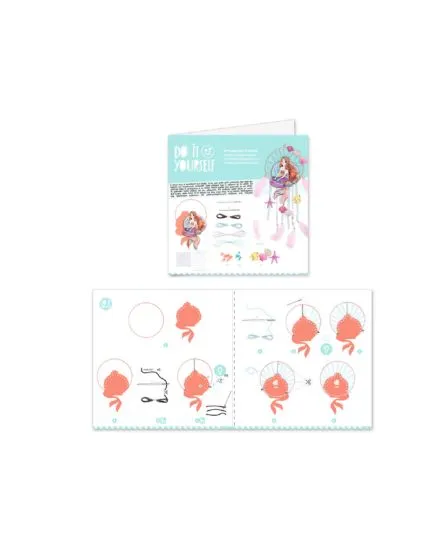 Djeco - zestaw zrób to sam - Łapacz snów Syrenka Djeco - zestaw zrób to sam - Łapacz snów Syrenka