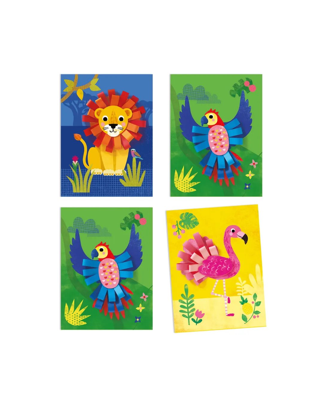 Djeco - zestaw artystyczny kolaże małe pętle Djeco - zestaw artystyczny kolaże małe pętle