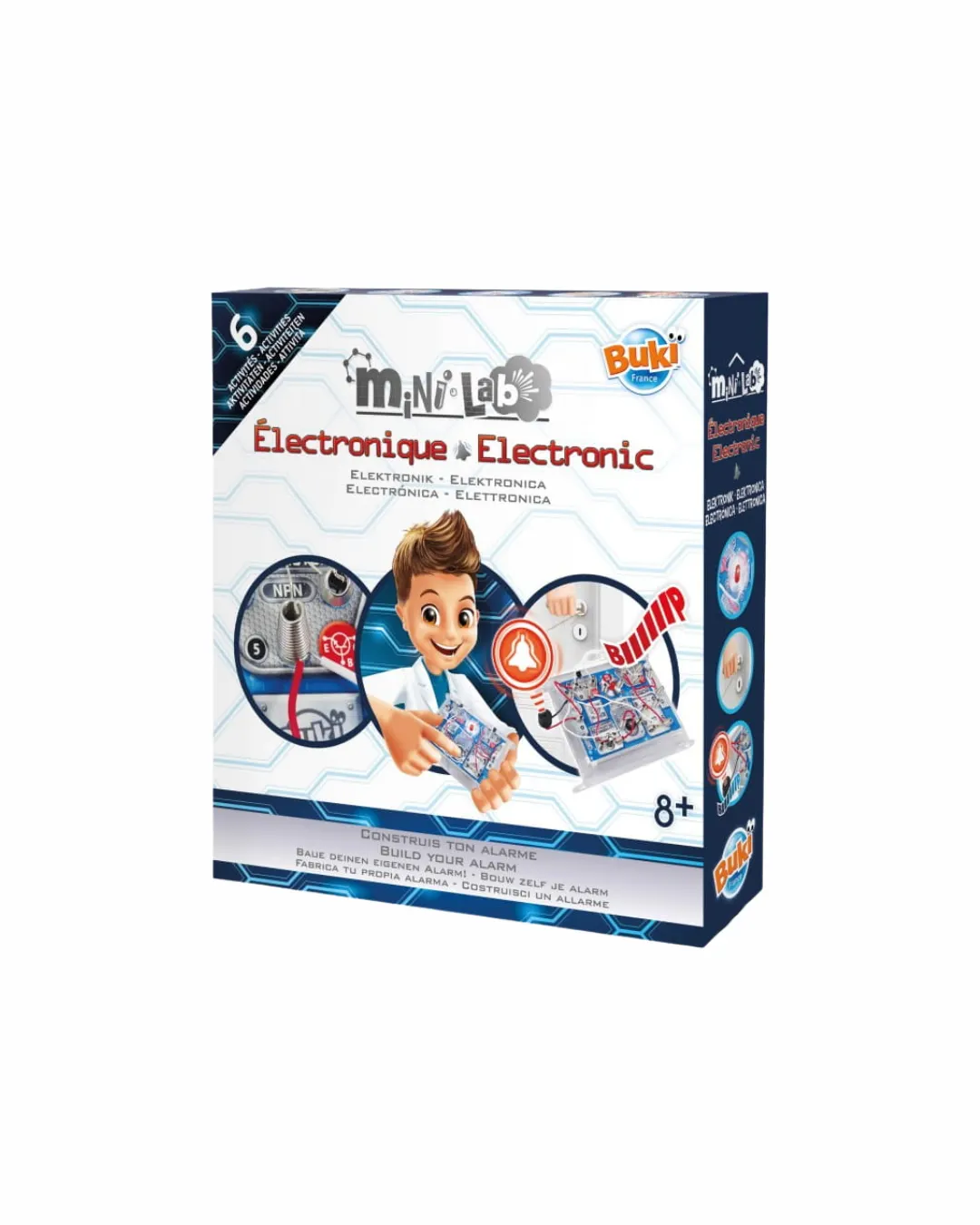 Buki - zestaw do tworzenia elektronicznych eksperymentów Mini lab Elektronika