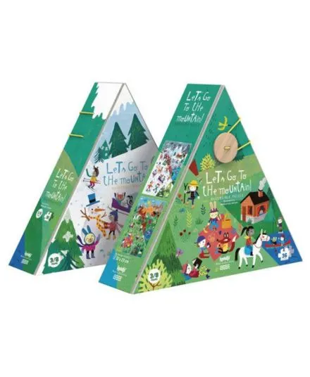 Londji - dwustronne puzzle dla dzieci Lato i Zima w górach Londji - dwustronne puzzle dla dzieci Lato i Zima w górach