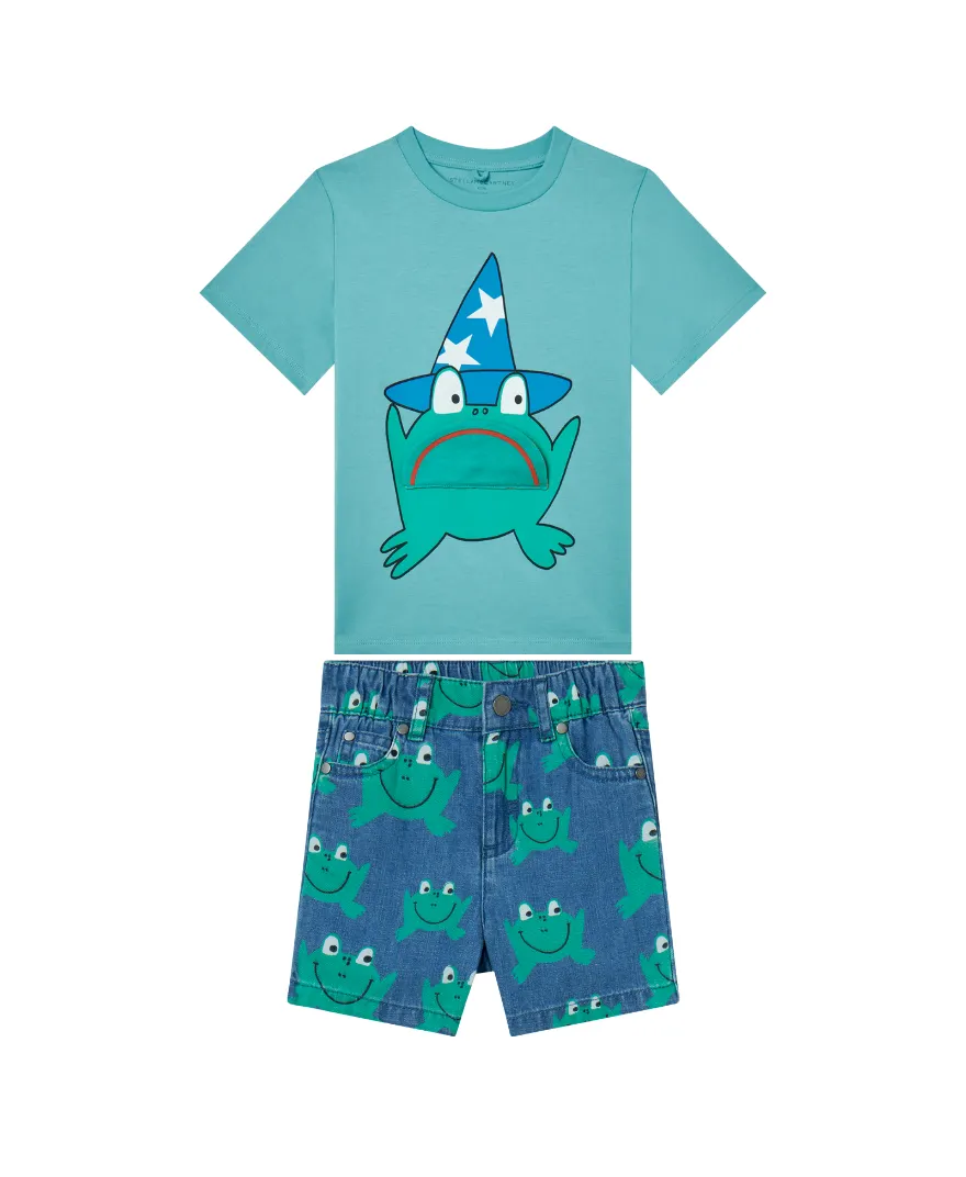 Stella McCartney - letnia stylizacja dla chłopca Frogs Stella McCartney - letnia stylizacja dla chłopca Frogs