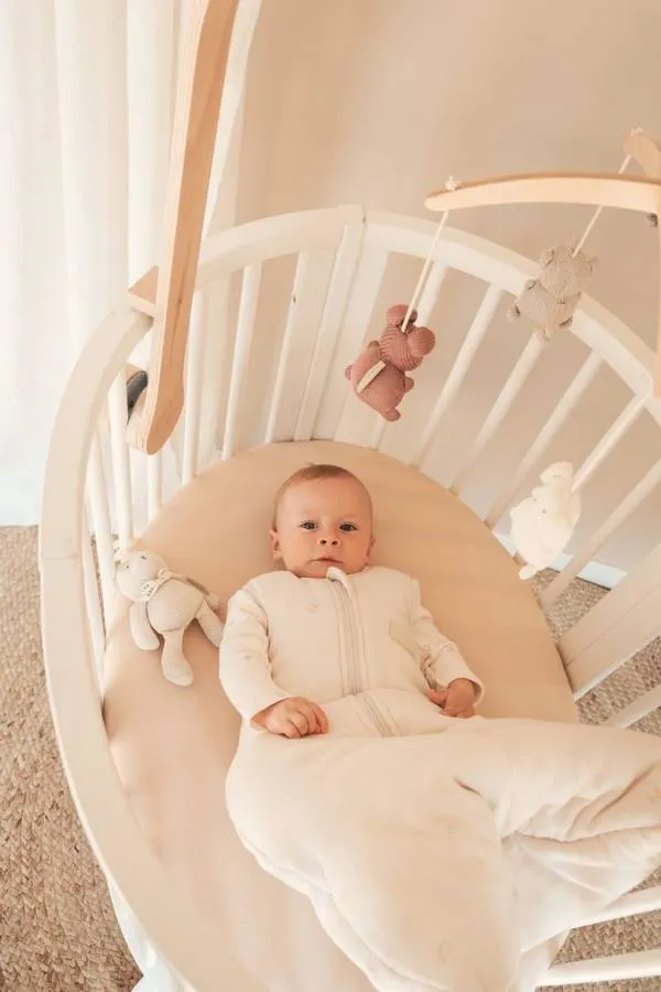 Bamboom - bambusowe prześcieradło do gondoli z gumką 80x40 - 2 szt. Animal Friends Bamboom - bambusowe prześcieradło do gondoli z gumką 80x40 - 2 szt. Animal Friends