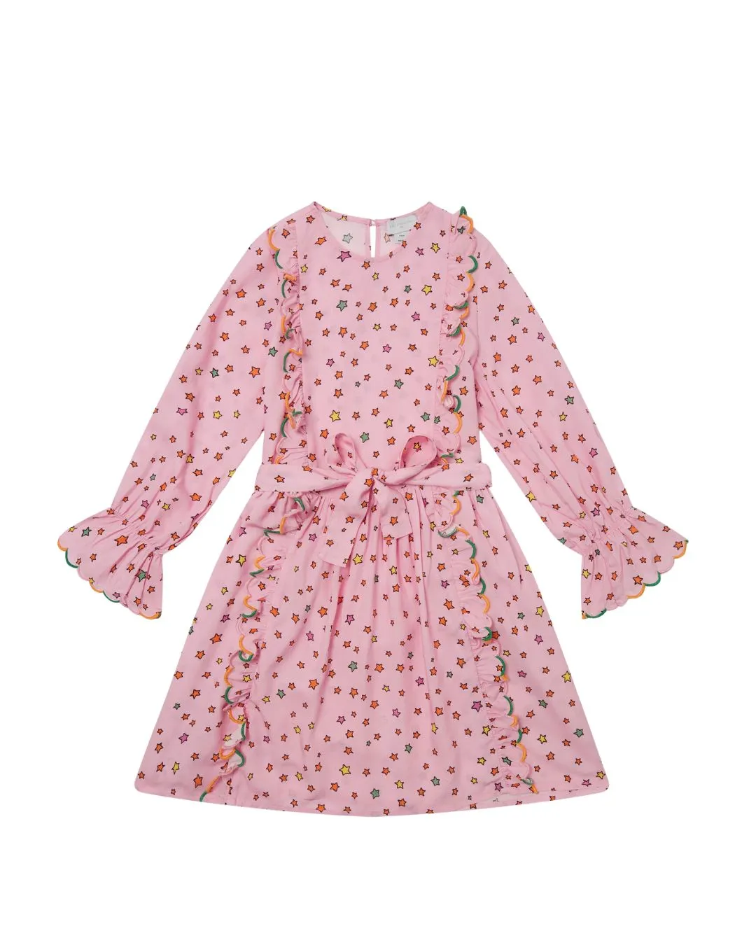 Stella McCartney - sukienka z długim rękawem Star Print