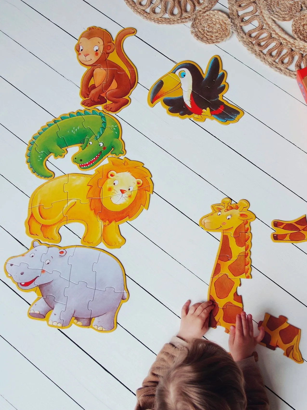 Djeco - puzzle gigant Marmoset i przyjaciele