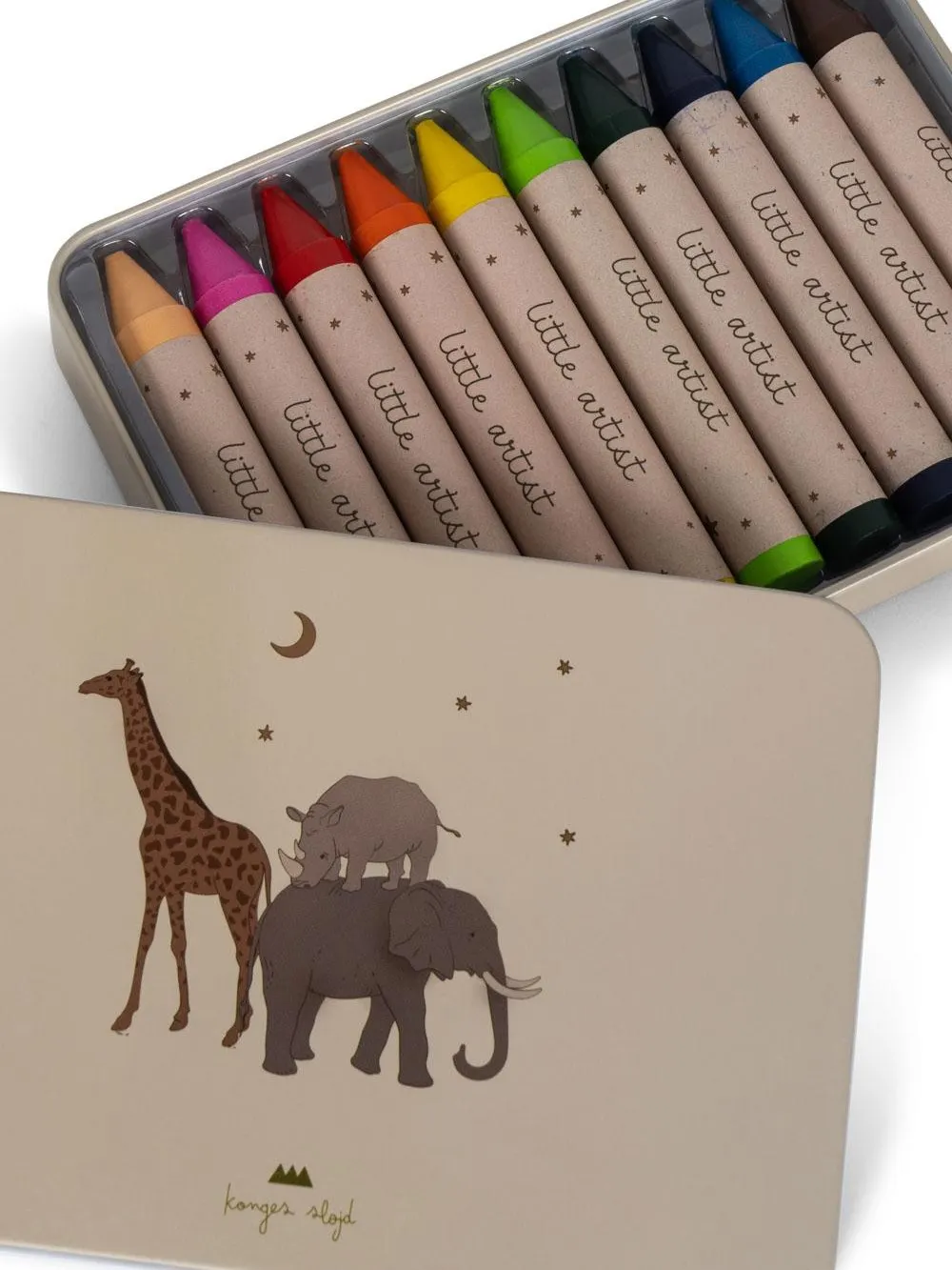 Konges Sløjd - kredki z wosku pszczelego Safari