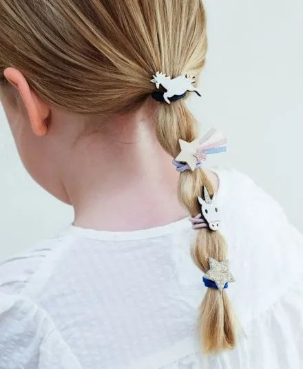 Mimi & Lula - zestaw gumek elastycznych Unicorn Mimi & Lula - zestaw gumek elastycznych Unicorn