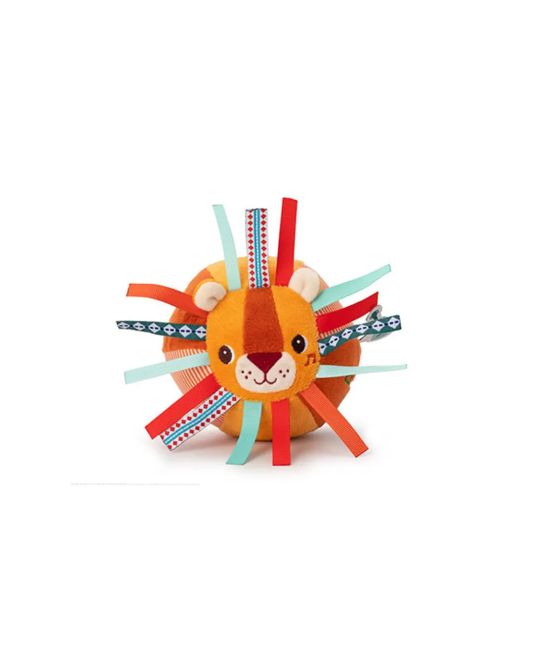 Lilliputiens - piłeczka sensoryczna z dzwoneczkiem i wypustkami Lew Jack