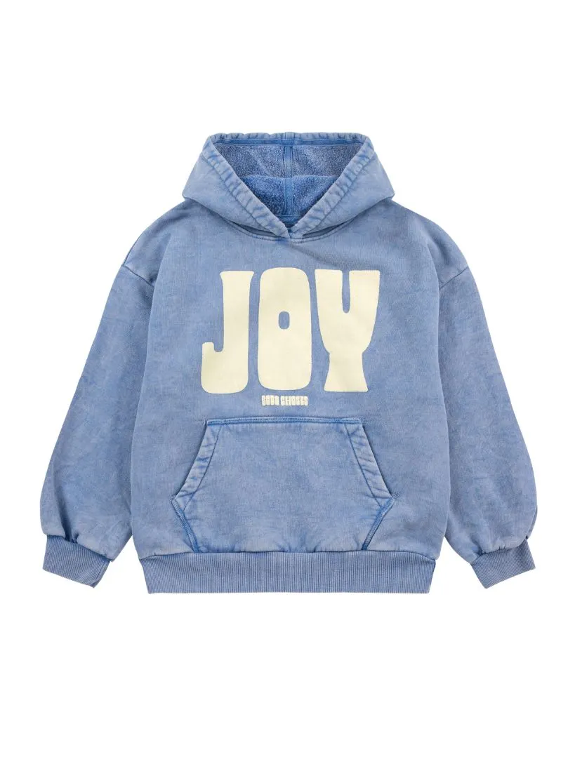 BOBO CHOSES - bluza z kapturem Joy blue niebieska BOBO CHOSES - bluza z kapturem Joy blue niebieska