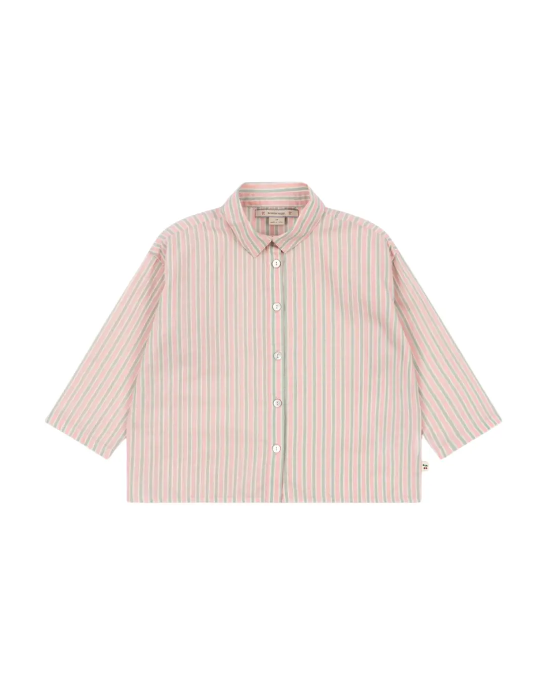 Konges Sløjd - bawełniana koszula Luli Shirt GOTS Blush Stripe