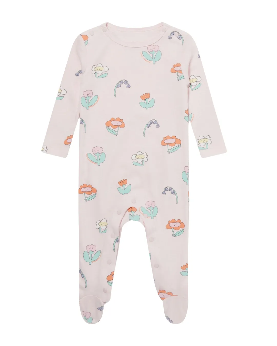 Stella McCartney - pajacyk i body niemowlęce Floral Print Romper Set