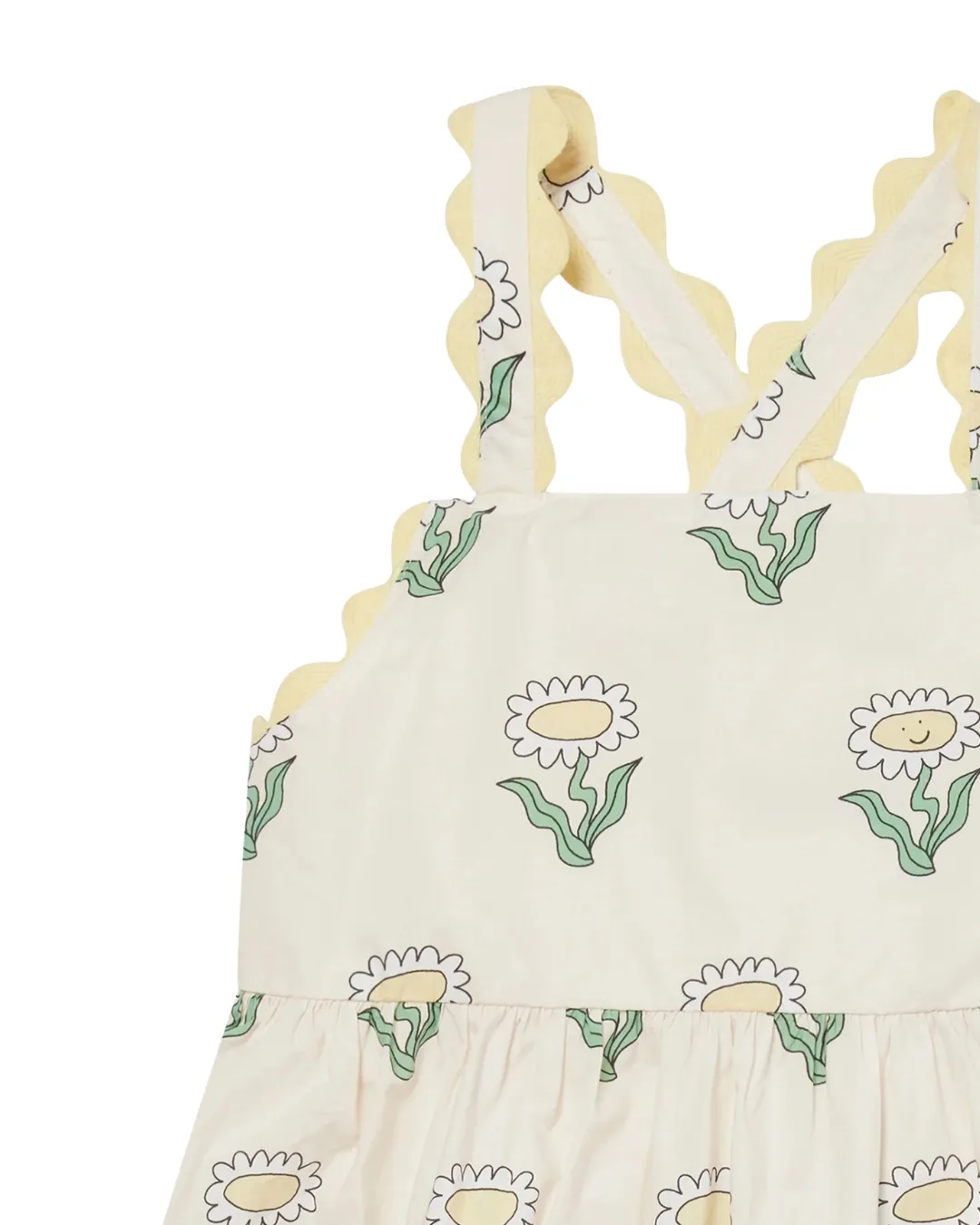 Stella McCartney - sukienka na ramiączkach Daisies Sleeveless Scalloped Trim Dress Stella McCartney - sukienka na ramiączkach Daisies Sleeveless Scalloped Trim Dress