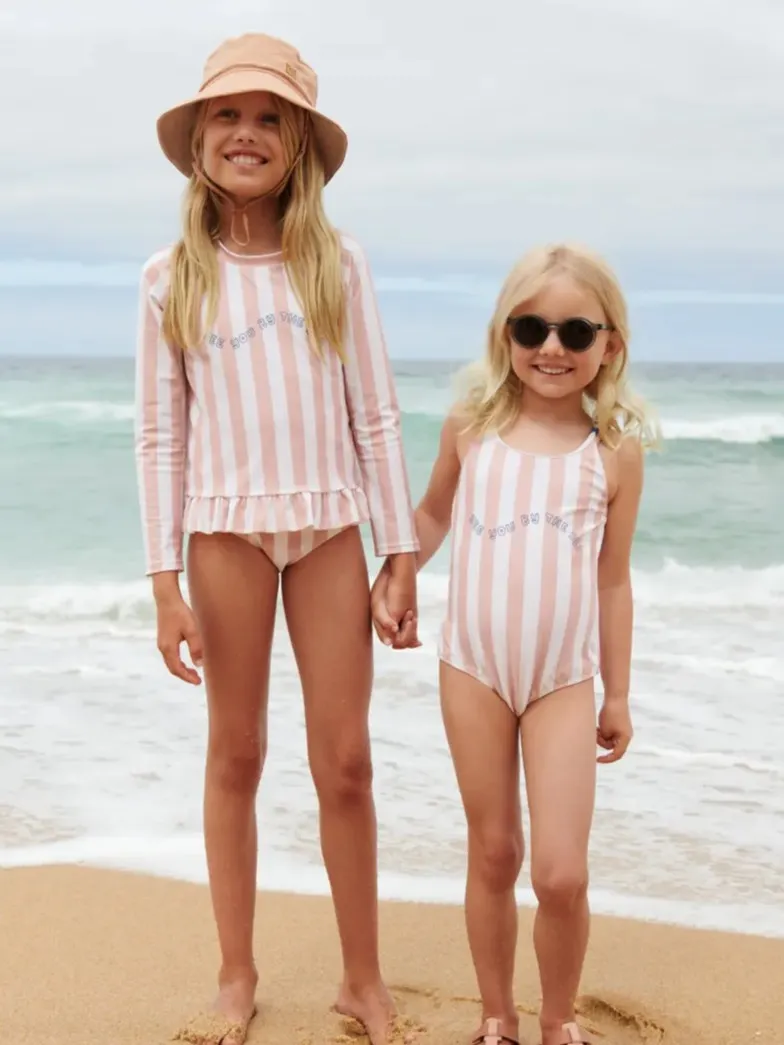 Liewood - zestaw do pływania UV Dagny stripe sorbet rose creme de la creme