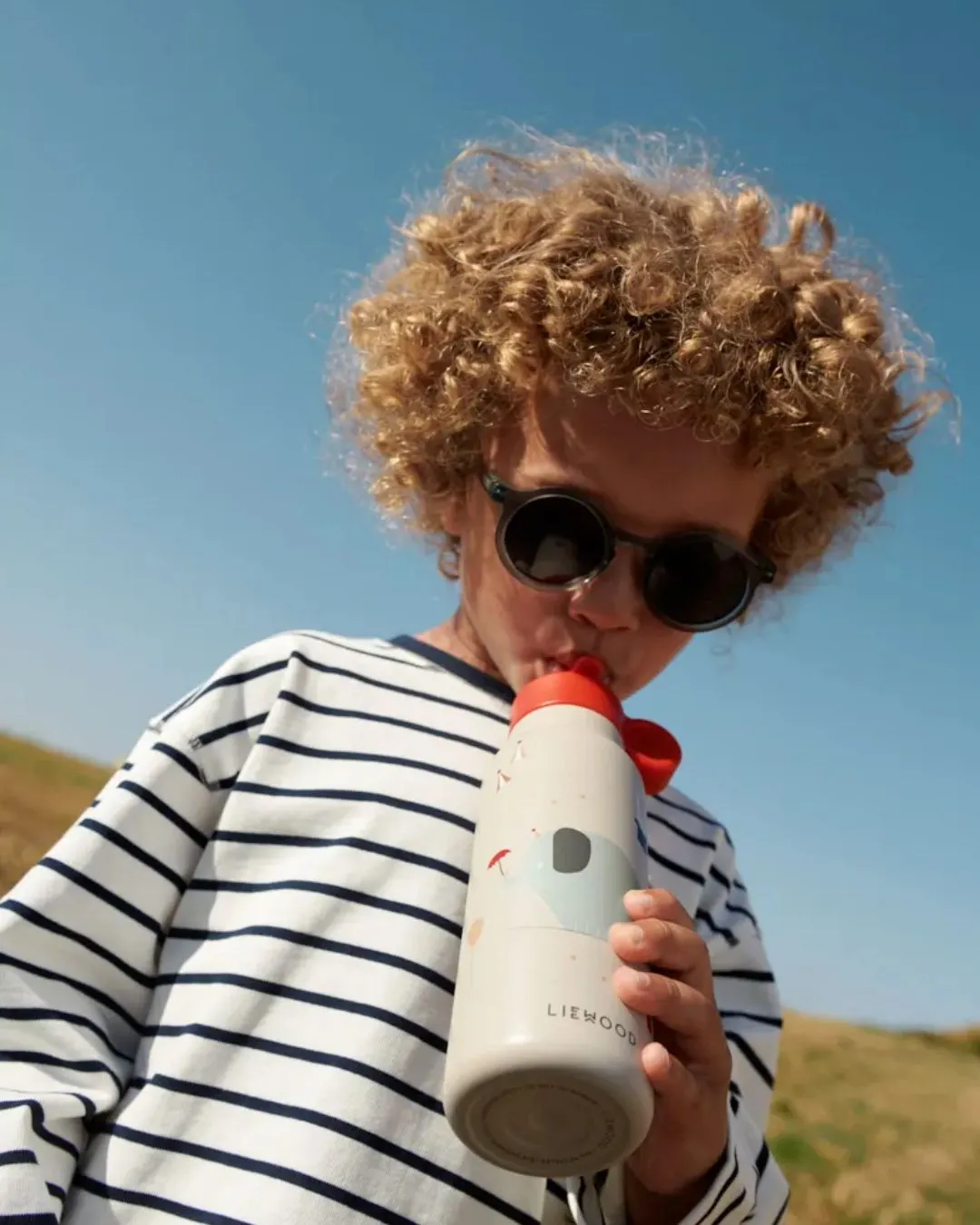 Liewood - okulary przeciwsłoneczne Darla Junior 4-10 lat Whale Blue transparent Liewood - okulary przeciwsłoneczne Darla Junior 4-10 lat Whale Blue transparent