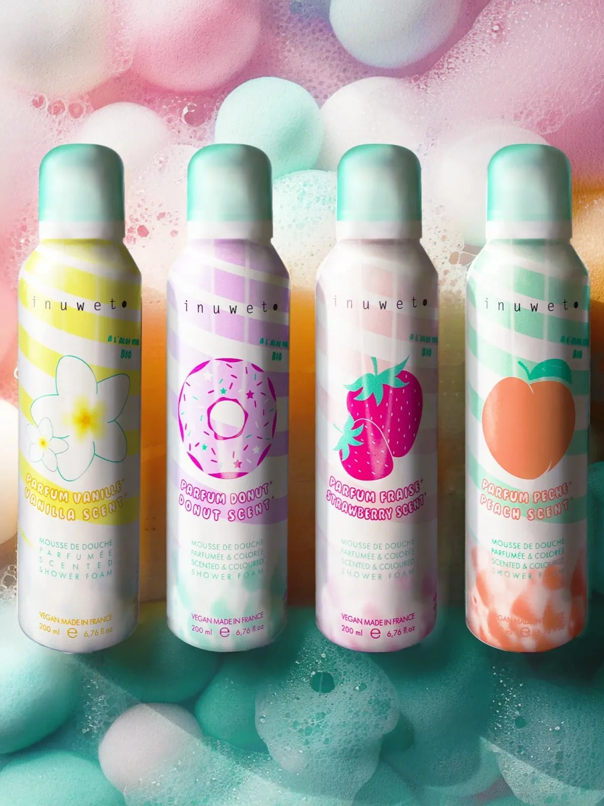 Inuwet - pianka pod prysznic 200ml Donut Inuwet - pianka pod prysznic 200ml Donut