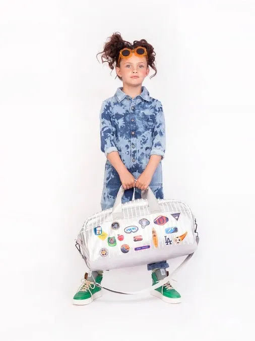 Jeune Premier - torba weekendowa Caroline Weekend Bag Jetsetter Silver Jeune Premier - torba weekendowa Caroline Weekend Bag Jetsetter Silver