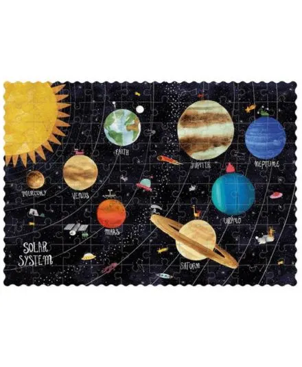 Londji - kieszonkowe puzzle dla dzieci 100 sztuk Odkrywaj Planety