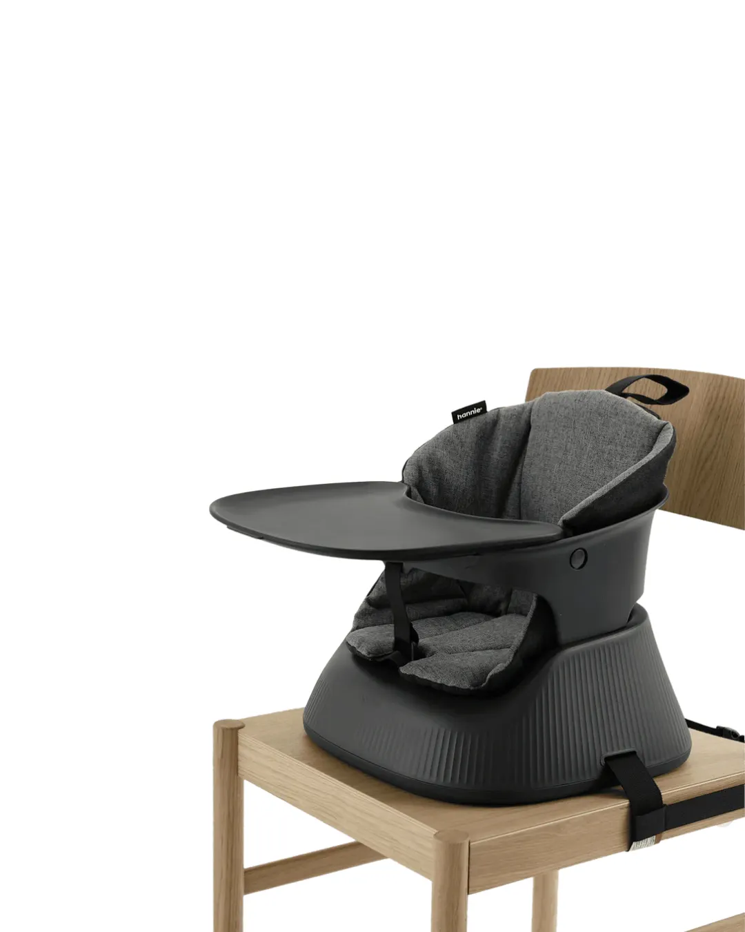 Hannie - przenośne krzesełko do karmienia Charcoal Black