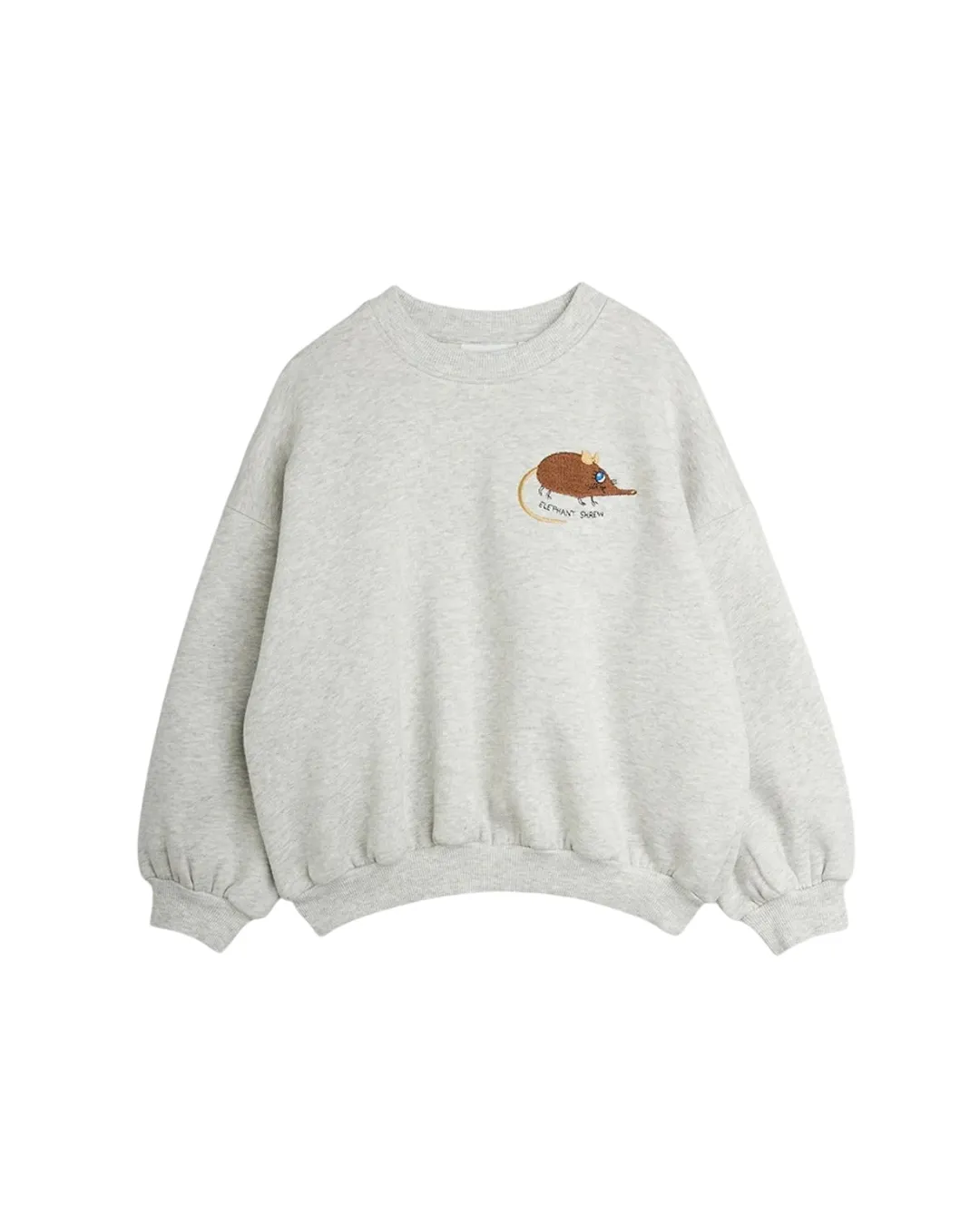 Mini Rodini - bluza dresowa Elephant Shrew Grey Melange Mini Rodini - bluza dresowa Elephant Shrew Grey Melange