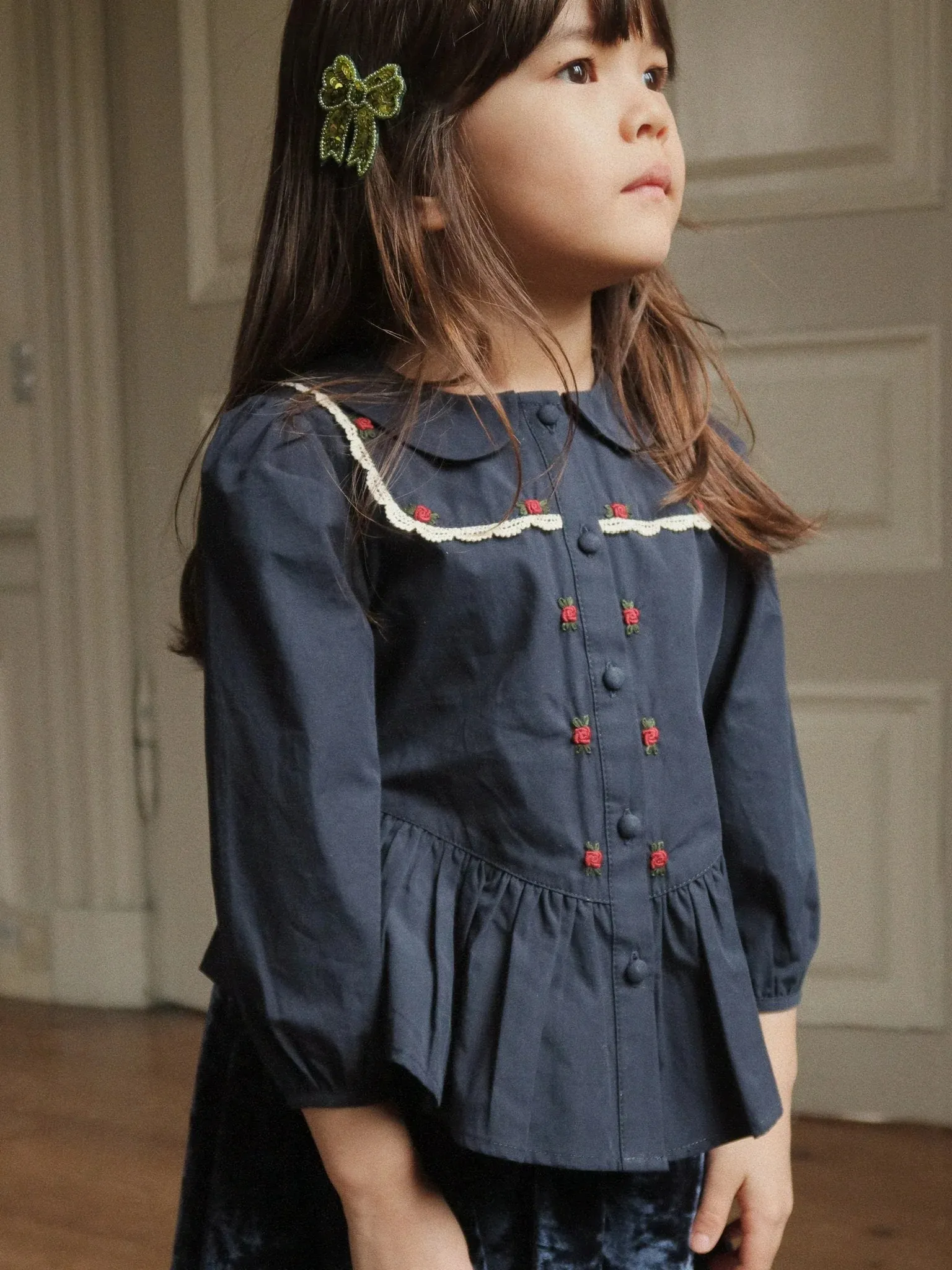 Koszula Konges Sløjd Emmy Dark Navy Koszula Konges Sløjd Emmy Dark Navy