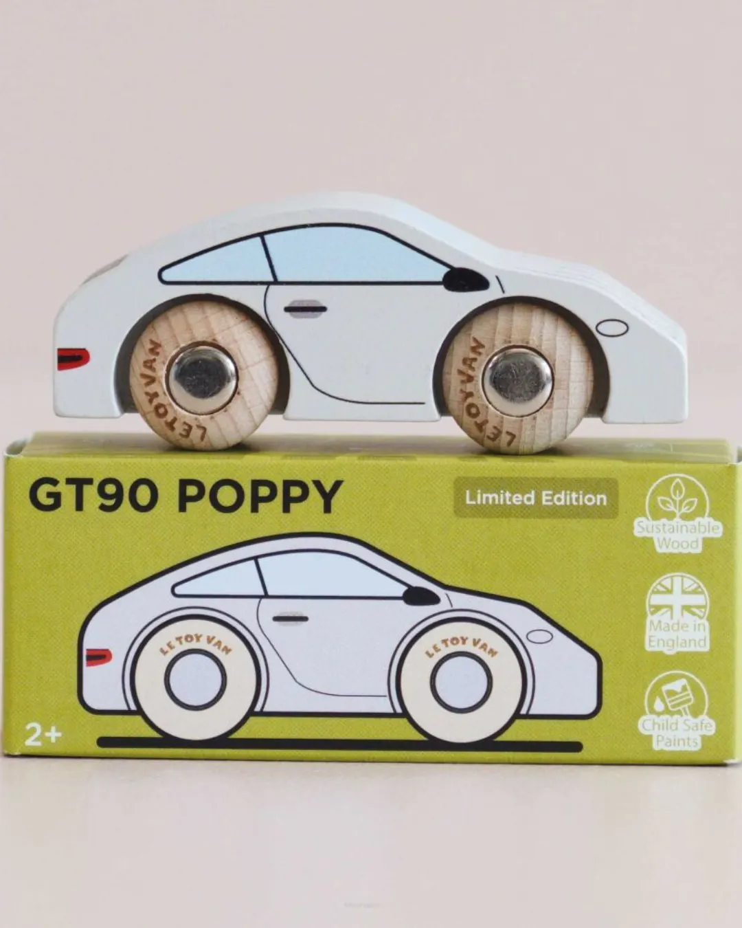 Le Toy Van - Drewniany samochodzik GT90 Poppy Le Toy Van - Drewniany samochodzik GT90 Poppy