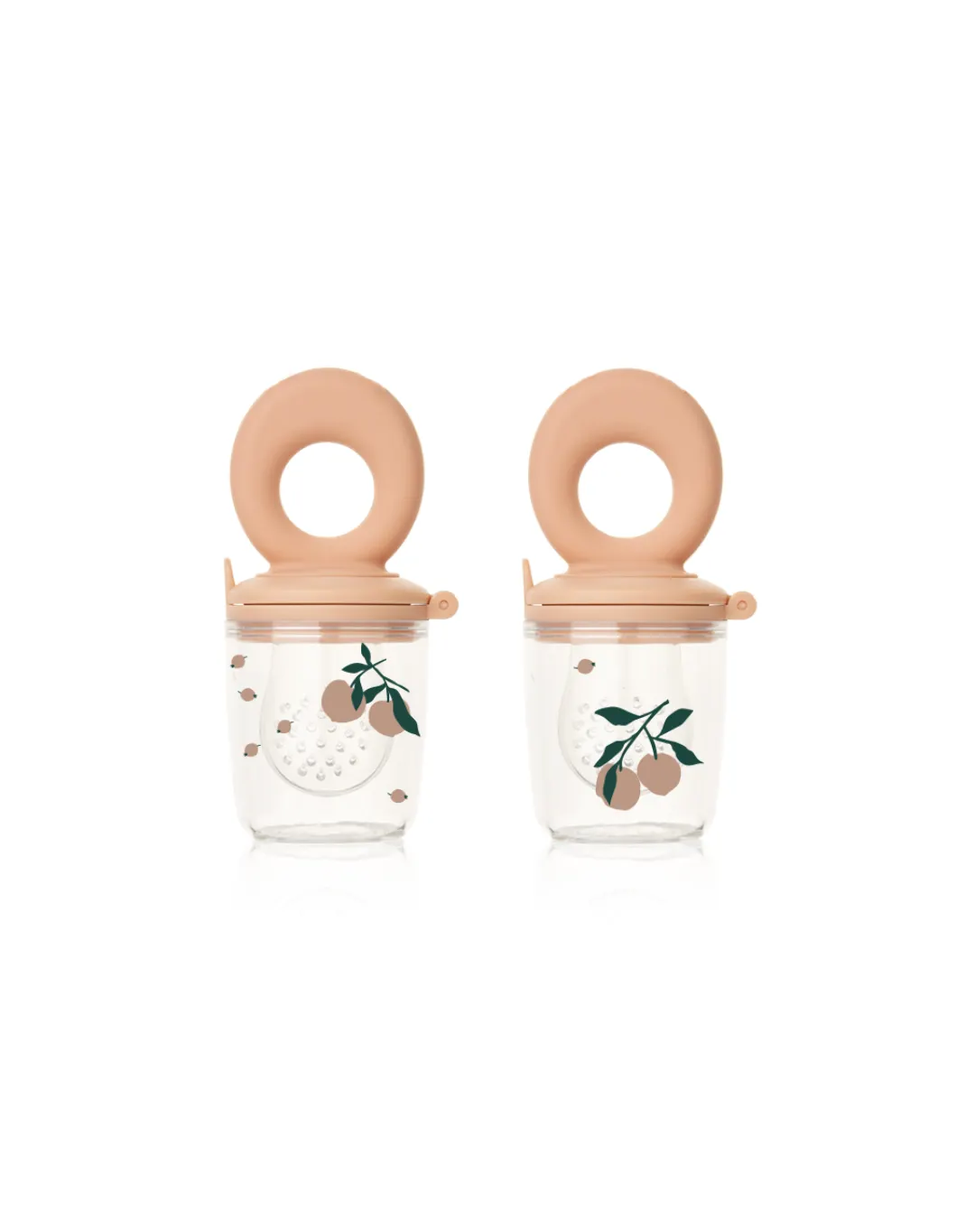 Liewood - smoczek do podawania owoców Miranda Printed Food Feeder 2-Pack Peach Liewood - smoczek do podawania owoców Miranda Printed Food Feeder 2-Pack Peach