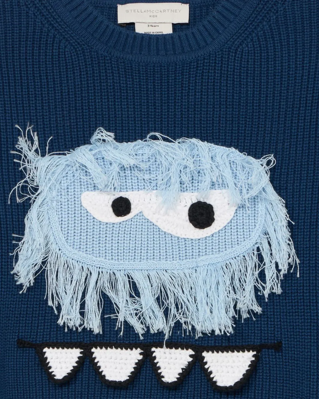 Stella McCartney - granatowy sweter z Yeti Stella McCartney - granatowy sweter z Yeti